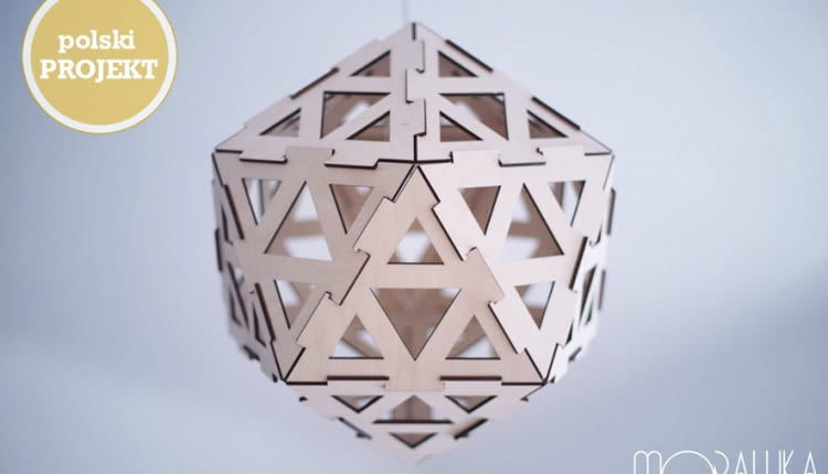 Morawka, lampa, drewniana lampa, lampa z drewna, polski projekt, polski design