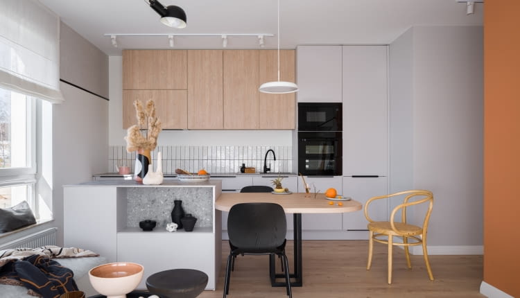 Małe mieszkanie pełne ciekawych rozwiązań