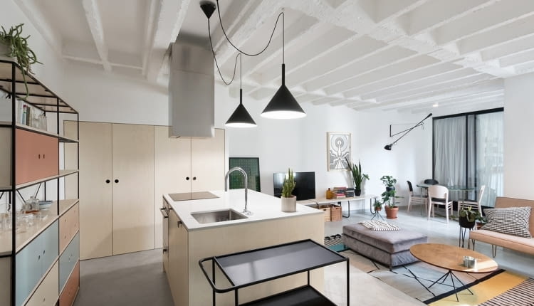 Minimalistyczne i przytulne mieszkanie w Belgradzie