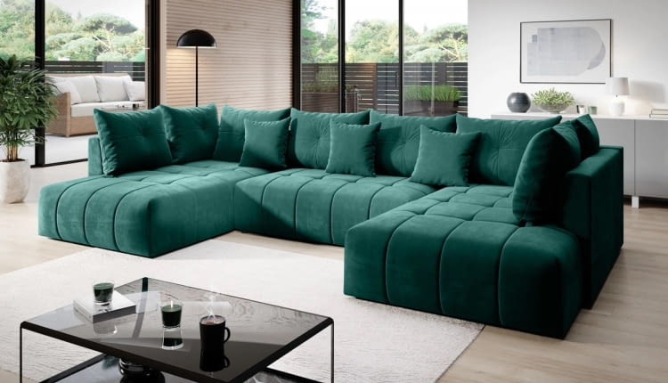 NAROŻNIK Z FUNKCJĄ SPANIA CODZIENNEGO DECOR MAXI