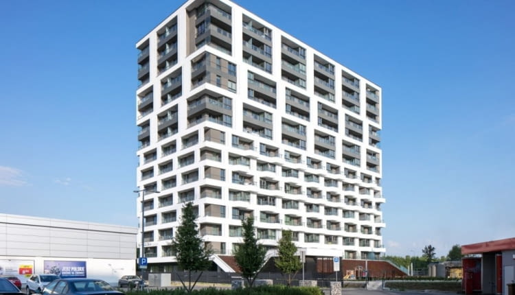Mogilska Tower w Krakowie. Proj. B2 Studio