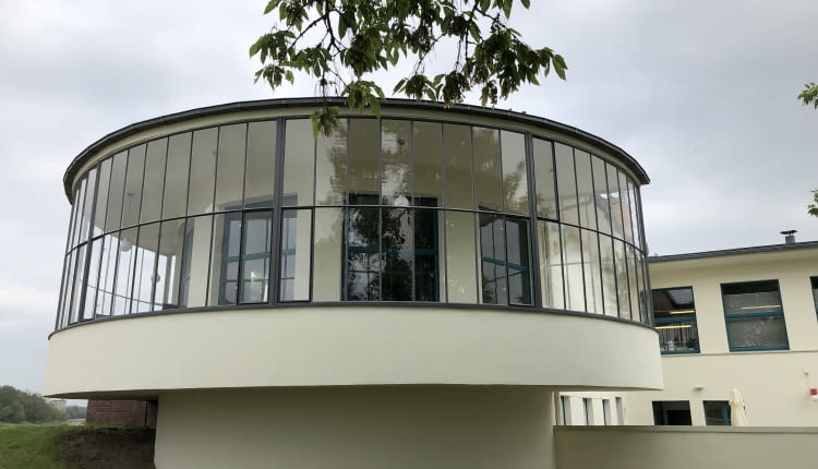Restauracja Kornhaus w Dessau. Proj. Carl Fieger.