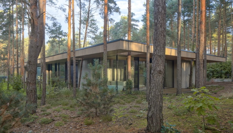 Dom w Drzewach. Proj. 77Studio Architektury