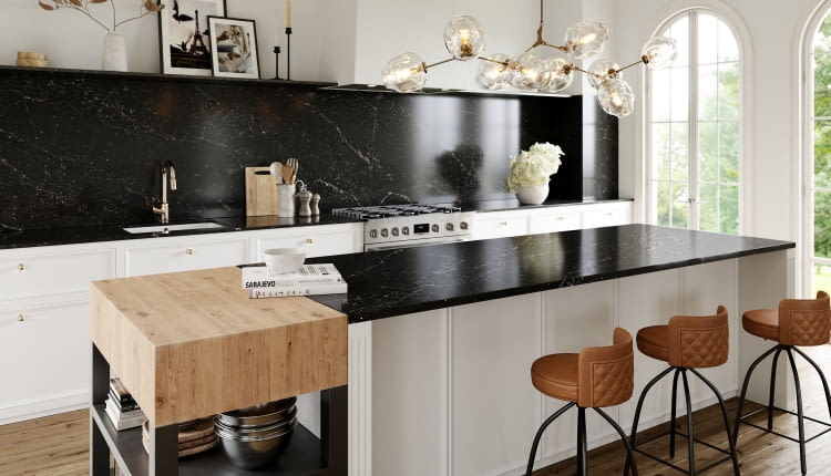 Łączenie metali w aranżacji kuchni