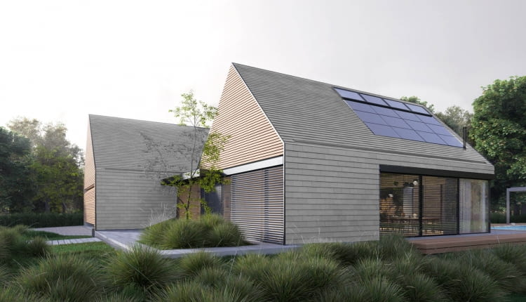 Dom nad rzeką projektu STOPROCENT Architekci