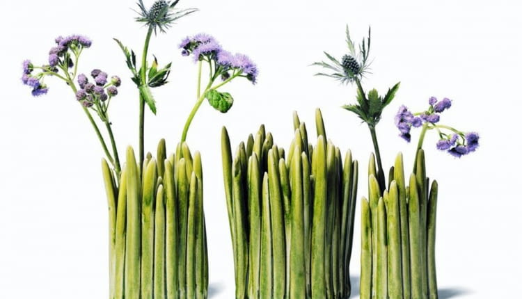 Ręcznie wykonany kamionkowy wazon Grass. Wysokość 11, 13 lub 15 cm. Fabryka Form, 129 zł, 167 zł, 213 zł