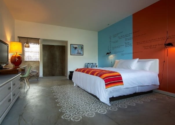 Wnętrza hotelu Postcardinn, design, meble