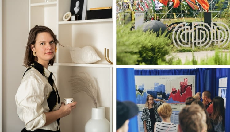 Z lewej: Ula Kasińska; Z prawej: Gdynia Design Days