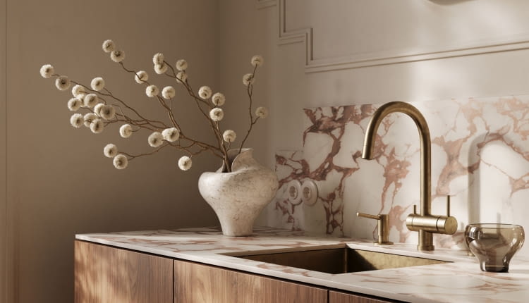 Kuchnia PK9062 Marmur Sienna Woodeco