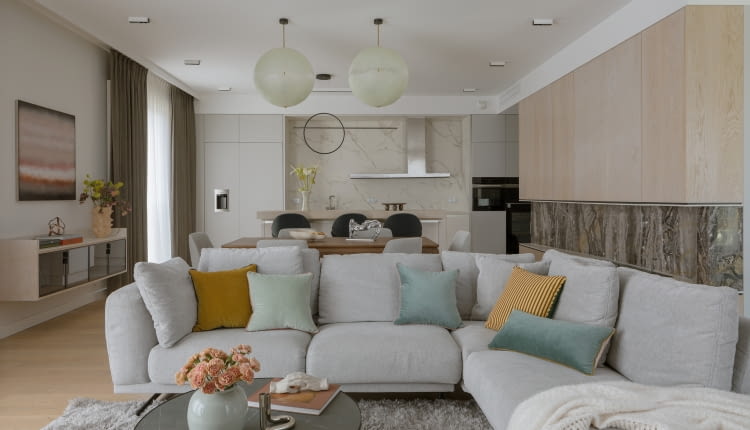 180-metrowy apartament przy Parku Łazienki Królewskie w Warszawie