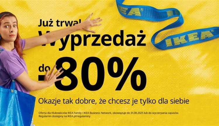 Wyprzedaż w IKEA: do 80 proc. zniżki na ponad 1500 produktów
