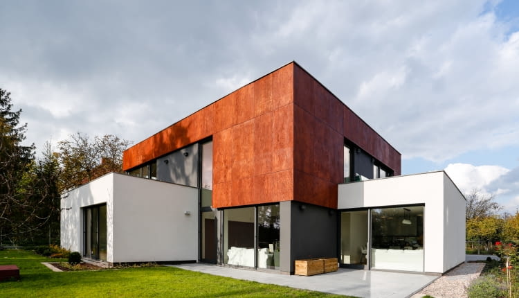 Wnętrze domu jednorodzinnego we Wrocławiu: Pracownia Projektowa Olejnik