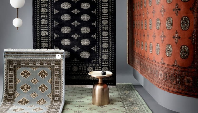 Dywany Komfort: Bokhara Black, Bokhara Red, Jaldar Silk Touch Grey, Tekke Green, Bokhara Grey/Blue