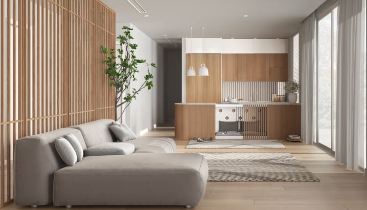 Jasny dom pełen japońskich i skandynawskich akcentów