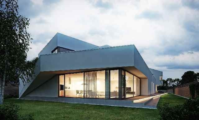 Elewacja ogrodowa - południowa