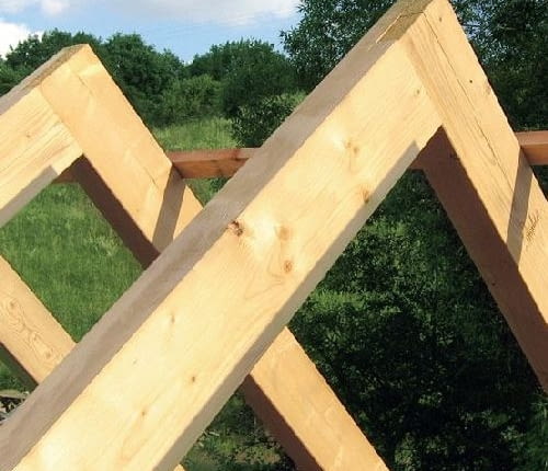 konstrukcja dachu, kalenica, krokwie