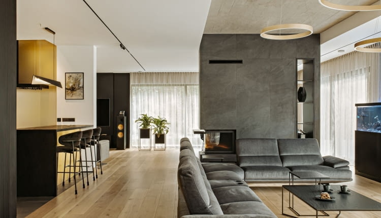 Przestrzeń na miarę życia: 450-metrowy dom dla rodziny