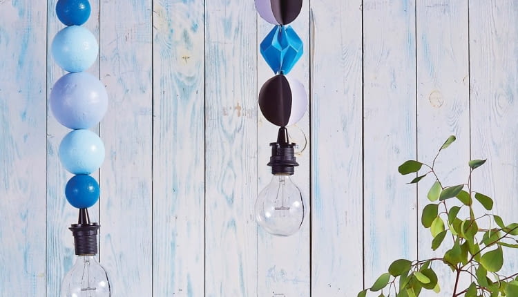 Lampa DIY