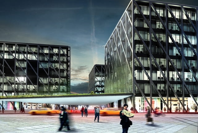katowice, biurowce, architektura, polska, medusa group