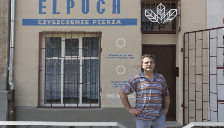 Zakładu Czyszczenia Pierza „Elpuch" w Elblągu