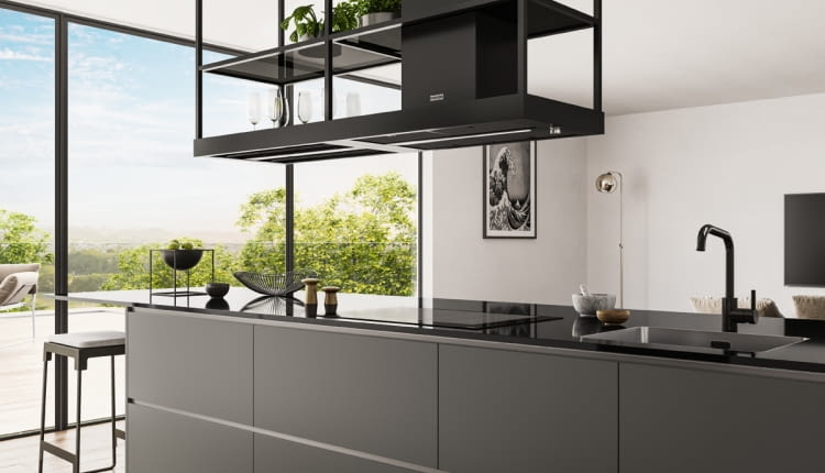 Okap wyspowy Mythos T-Shelf