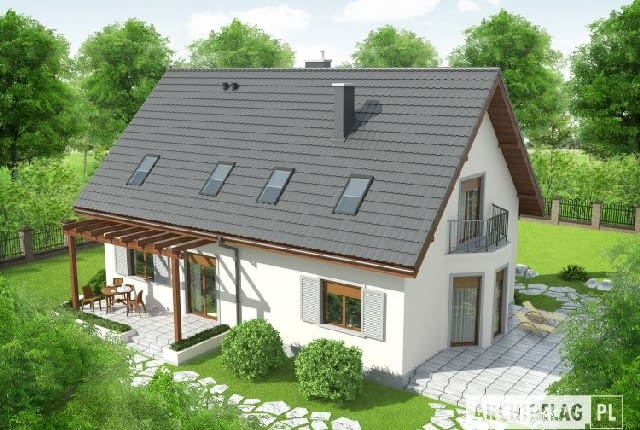 projekt gotowy domu dwurodzinnego