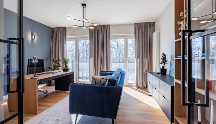 Apartament we Wrocławiu z widokiem na Odrę