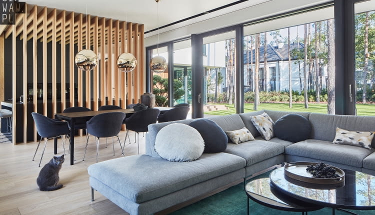 Dom na Bielanach - wnętrza projektu 81.WAW.PL