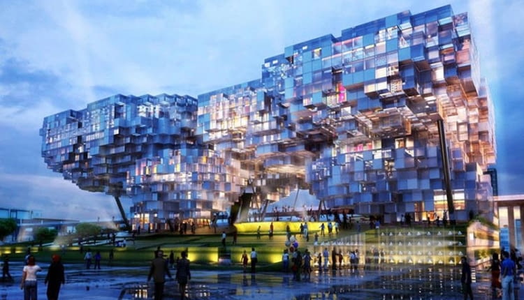 szanghaj, expo, expo 2010, pawilon, design art, singapur