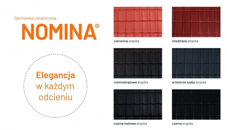 Najnowsza ceramiczna dachówka w portfolio marki swissporTON – Nomina