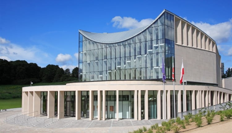 Filharmonia Gorzowska, Gorzów Wielkopolski, projekt: Biuro Projektów Budownictwa Ogólnego BUDOPOL SA