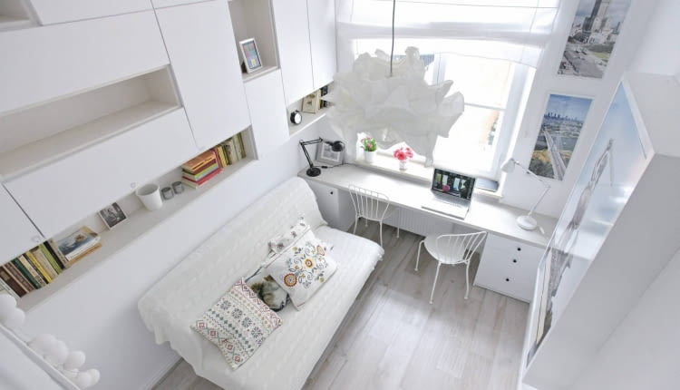 małe mieszkanie, kawalerka, wystrój wnętrz, urządzanie wnętrz