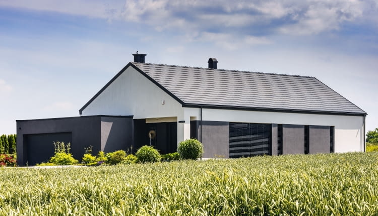 Dachówka betonowa Braas Teviva Cisar, kolor czarny