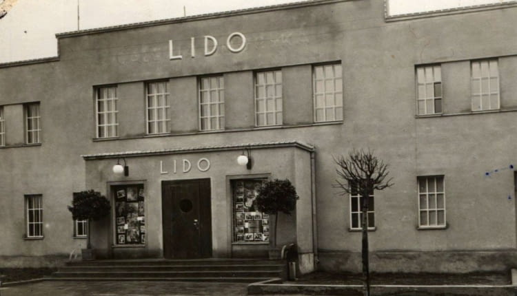 Kino Lido, późniejsze kino Atlantic, fotografia zrobiona w latach 1937-1939