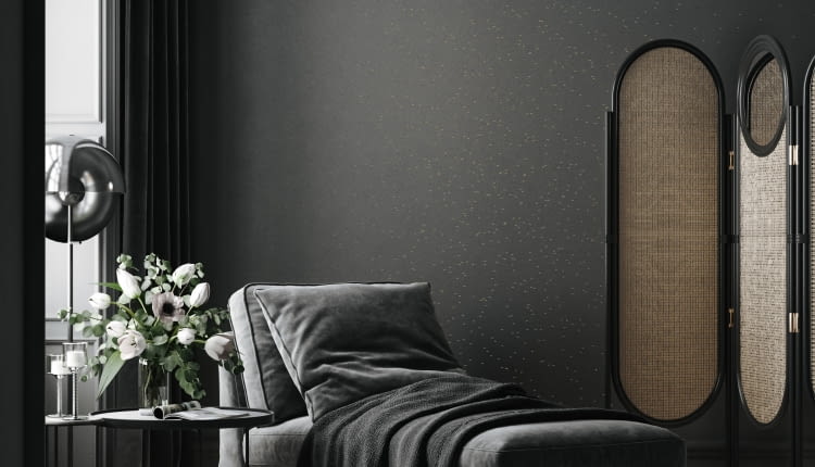 Jak stworzyć piękny dom? Metamorfoza farbą dekoracyjną z brokatem.