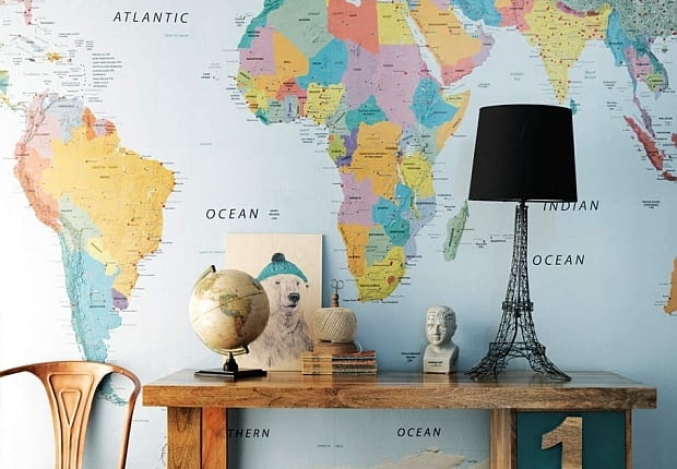 mapa świata, tapeta