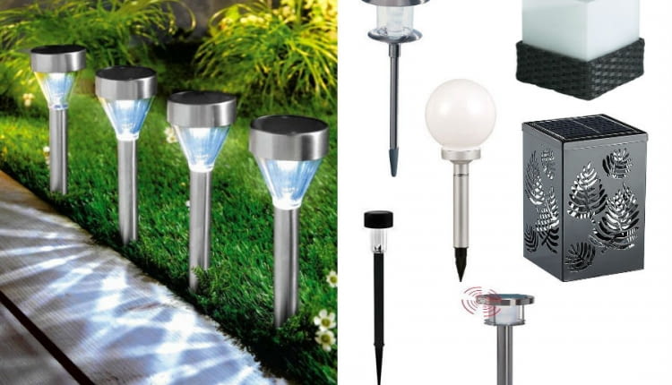 Solarne lampy ogrodowe