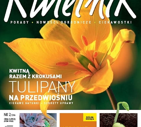 Okładka miesięcznika Kwietnik 02/2012
