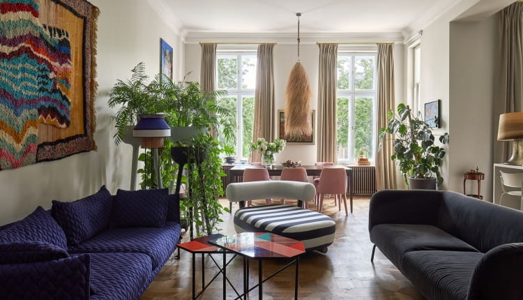 Mieszkanie z duszą – artystyczna wizja w zabytkowej warszawskiej kamienicy