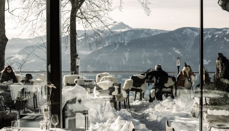 hotel, narty, Tyrol