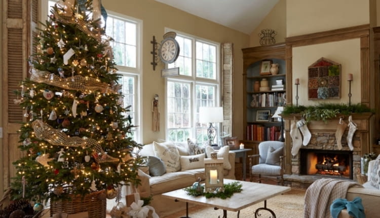 Najpiękniejsze wnętrza udekorowane na Boże Narodzenie