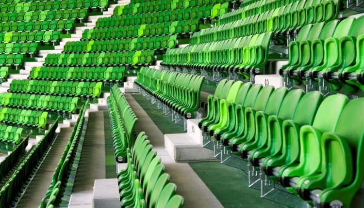 Krzesła Abacus na stadionie w Budapeszcie