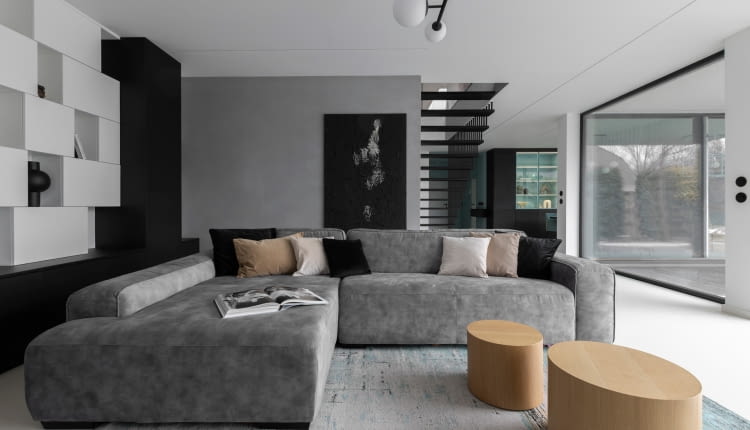 Dom dla 5-osobowej rodziny w minimalistycznym stylu