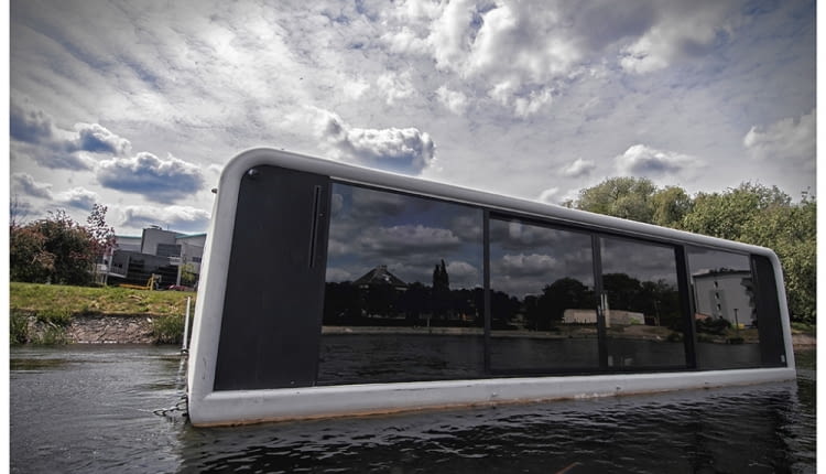 Pływający dom z Bydgoszczy