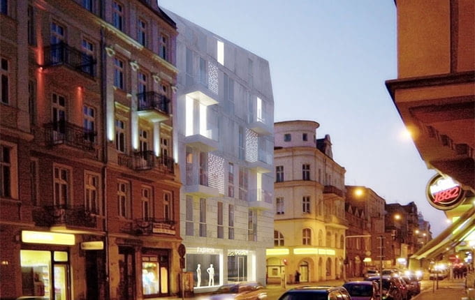 "Biała dama", Poznań, Projekt: Kilkoro