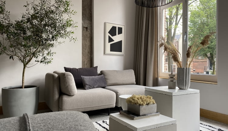 Aranżacja w stylu urban boho w sercu Amsterdamu