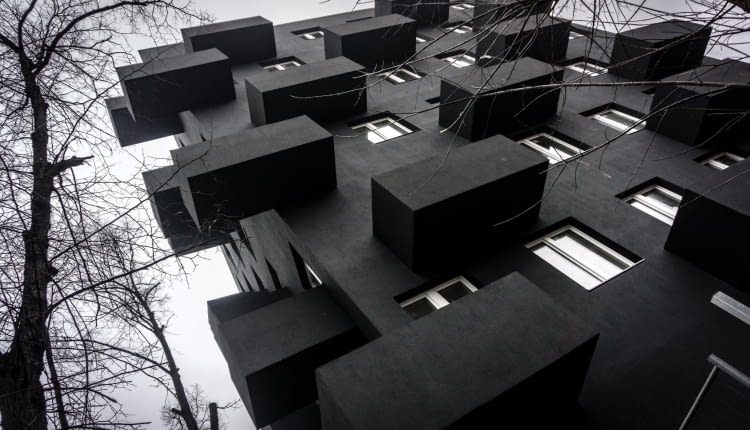 11.01.2018 Katowice . Budynek przy ul. Koszarowej . Fot. Grzegorz Celejewski / Agencja Gazeta SLOWA KLUCZOWE: Architektura