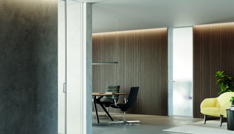 Aluminiowo-szklane drzwi ECLISSE