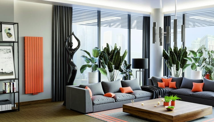 Grzejniki charakteryzują się często smukłym kształtem oraz ciekawym designem, dzięki czemu łatwo jest wpisać je w aranżację.