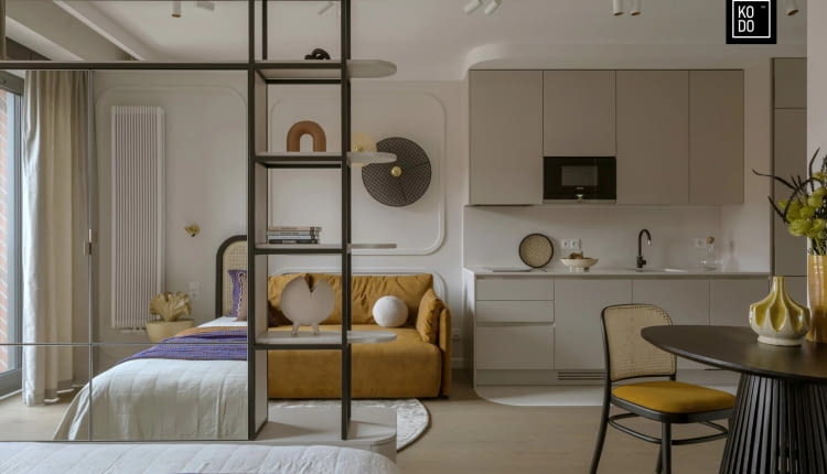 Nowoczesna aranżacja mieszkania, która zachwyca spójnością - projekt KODO